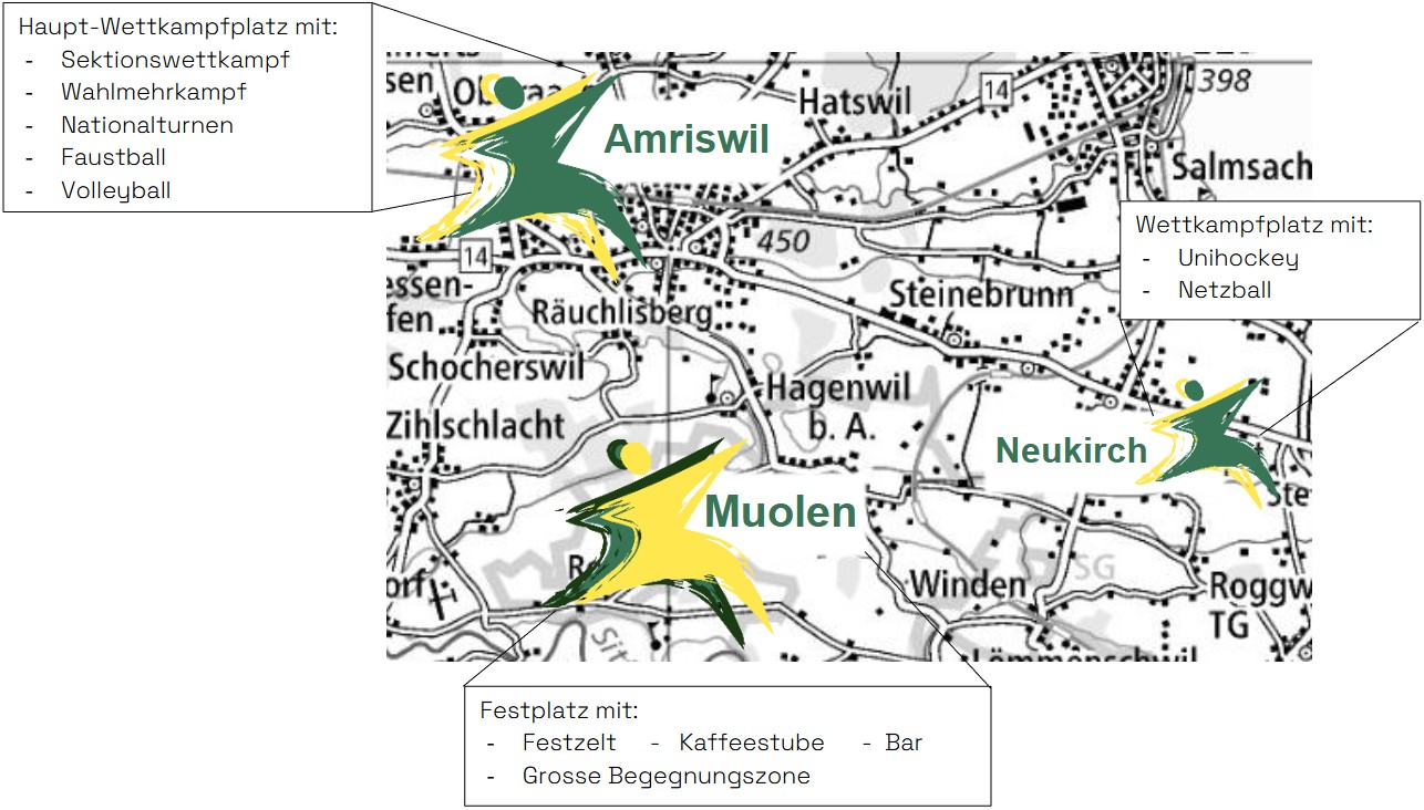 Karte der Veranstaltungsorte